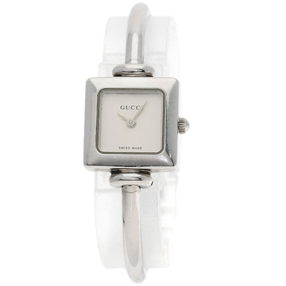 GUCCI Square face Watches 1900L Stainless Steel/Stainless Steel Ladies