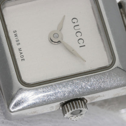 GUCCI Square face Watches 1900L Stainless Steel/Stainless Steel Ladies