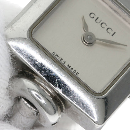 GUCCI Square face Watches 1900L Stainless Steel/Stainless Steel Ladies