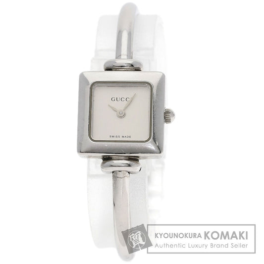 GUCCI Square face Watches 1900L Stainless Steel/Stainless Steel Ladies