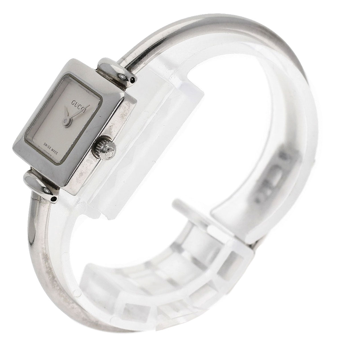 GUCCI Square face Watches 1900L Stainless Steel/Stainless Steel Ladies