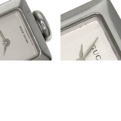 GUCCI Square face Watches 1900L Stainless Steel/Stainless Steel Ladies