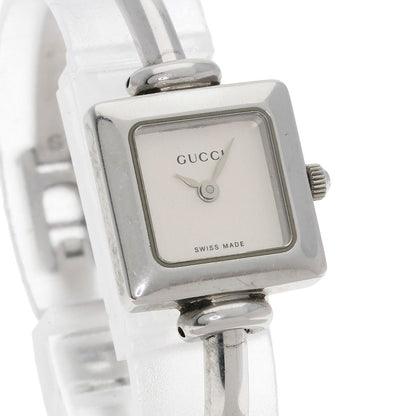 GUCCI Square face Watches 1900L Stainless Steel/Stainless Steel Ladies