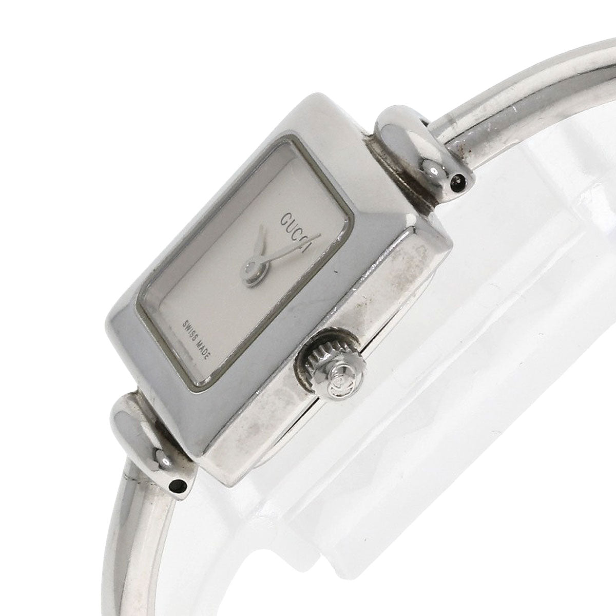 GUCCI Square face Watches 1900L Stainless Steel/Stainless Steel Ladies