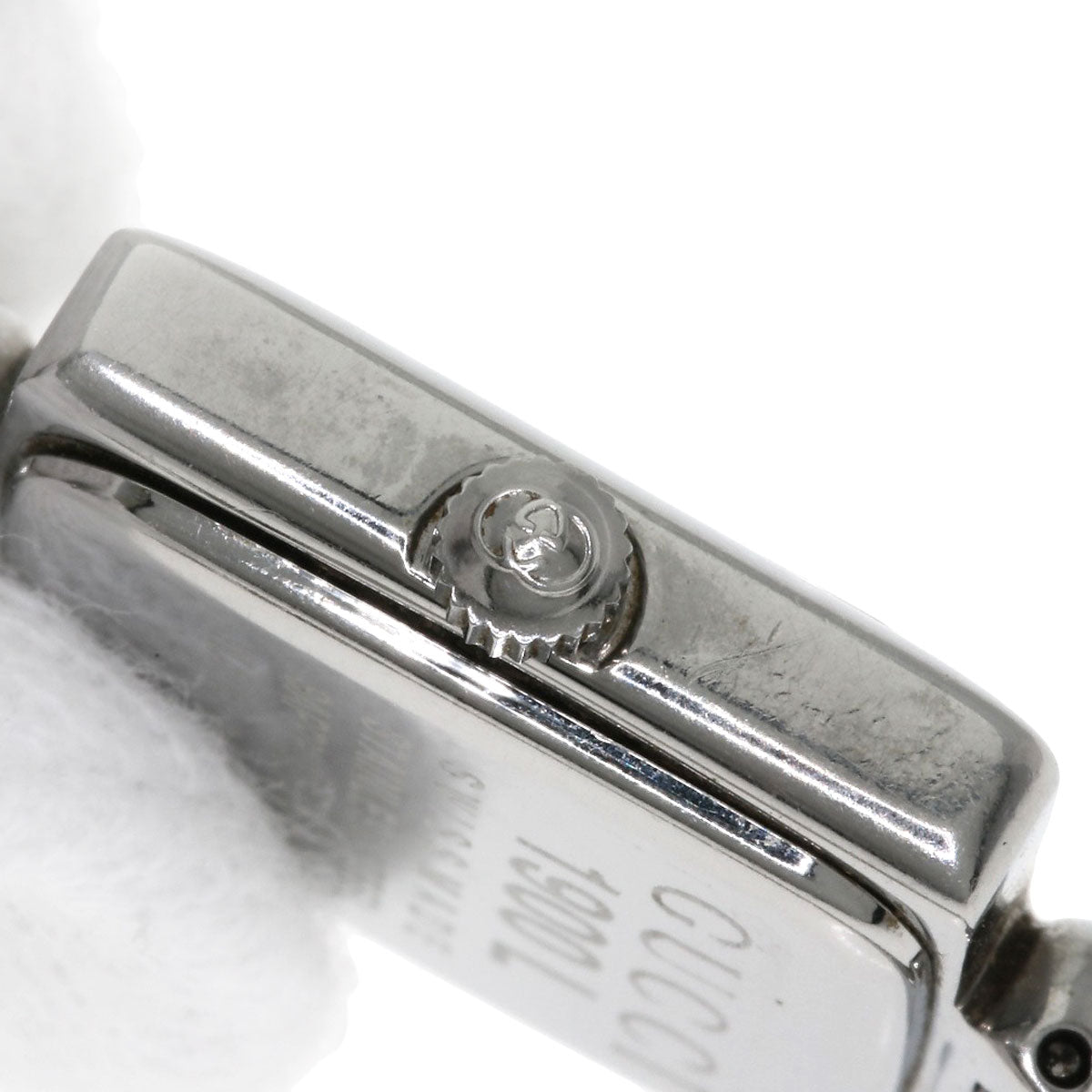 GUCCI Square face Watches 1900L Stainless Steel/Stainless Steel Ladies