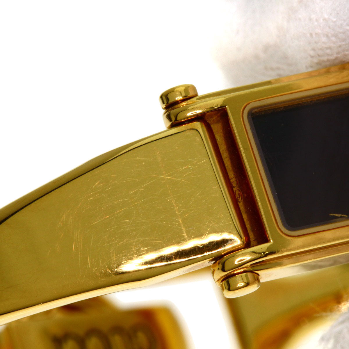 GUCCI Square face Watches 1500L Gold Plated/Gold Plated Ladies
