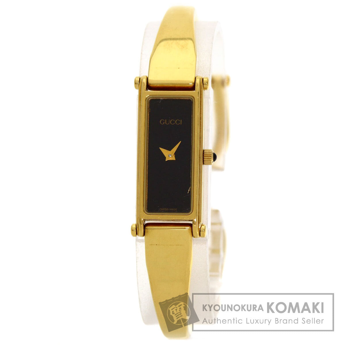 GUCCI Square face Watches 1500L Gold Plated/Gold Plated Ladies