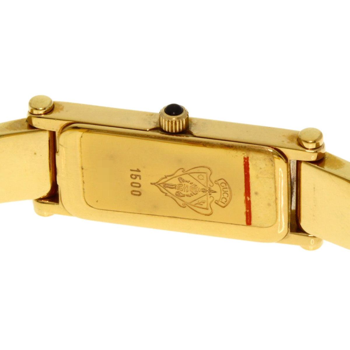 GUCCI Square face Watches 1500L Gold Plated/Gold Plated Ladies