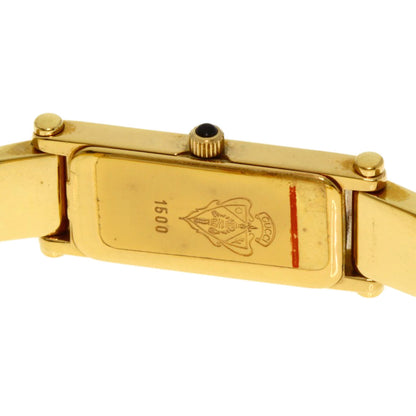 GUCCI Square face Watches 1500L Gold Plated/Gold Plated Ladies