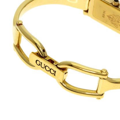 GUCCI Square face Watches 1500L Gold Plated/Gold Plated Ladies