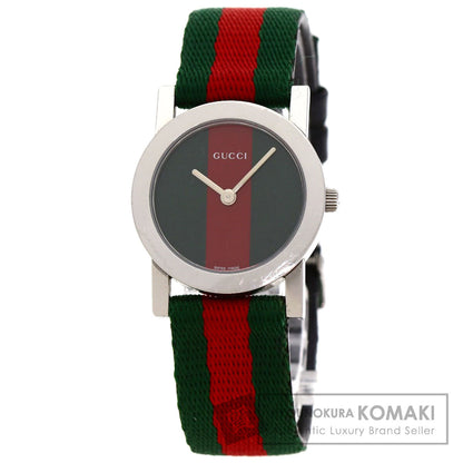 GUCCI Sherry line Watches 5200L.1 Stainless Steel/CanvasxLeather Ladies
