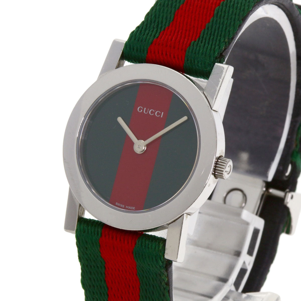 GUCCI Sherry line Watches 5200L.1 Stainless Steel/CanvasxLeather Ladies