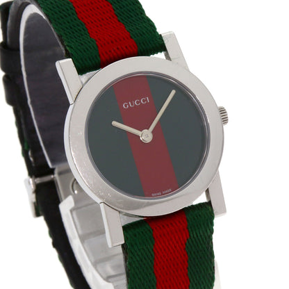 GUCCI Sherry line Watches 5200L.1 Stainless Steel/CanvasxLeather Ladies