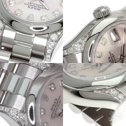 ROLEX DATEJUST 10P Diamond Watches 179296NG Platinum/PT Ladies