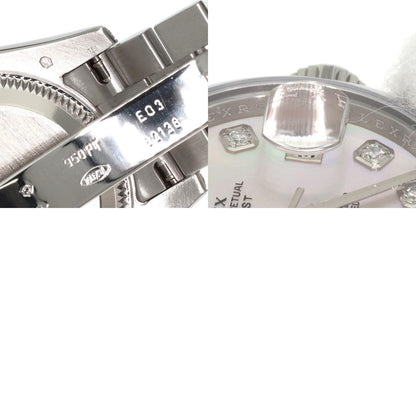 ROLEX DATEJUST 10P Diamond Watches 179296NG Platinum/PT Ladies