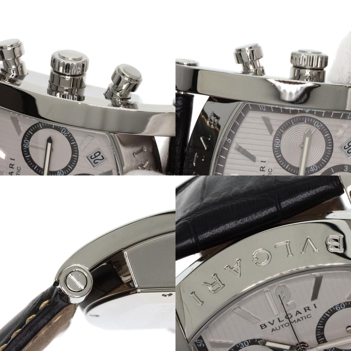 BVLGARI Assioma Japan Limited Watches AA48SCH Stainless Steel/Leather mens