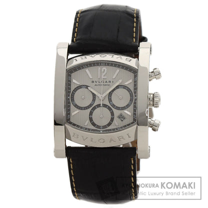 BVLGARI Assioma Japan Limited Watches AA48SCH Stainless Steel/Leather mens