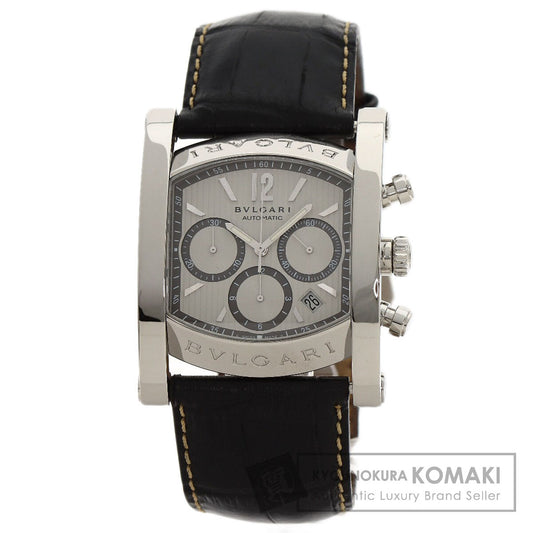 BVLGARI Assioma Japan Limited Watches AA48SCH Stainless Steel/Leather mens