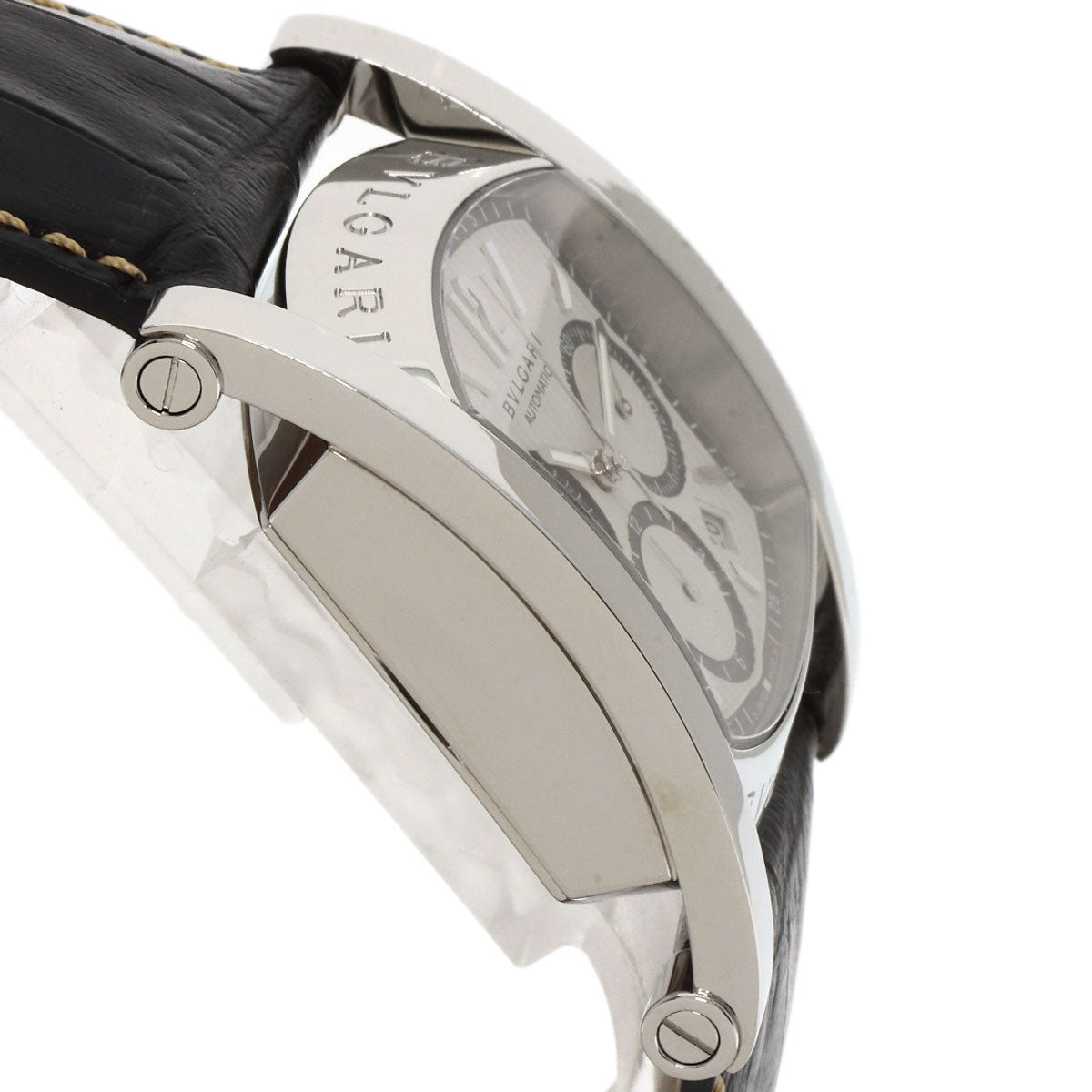 BVLGARI Assioma Japan Limited Watches AA48SCH Stainless Steel/Leather mens