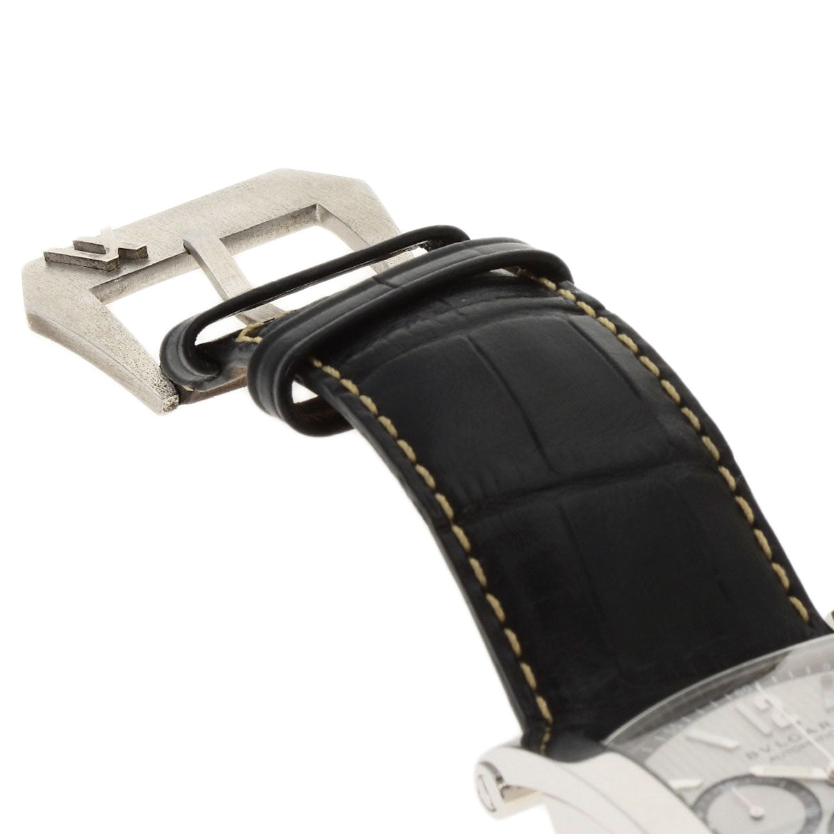 BVLGARI Assioma Japan Limited Watches AA48SCH Stainless Steel/Leather mens