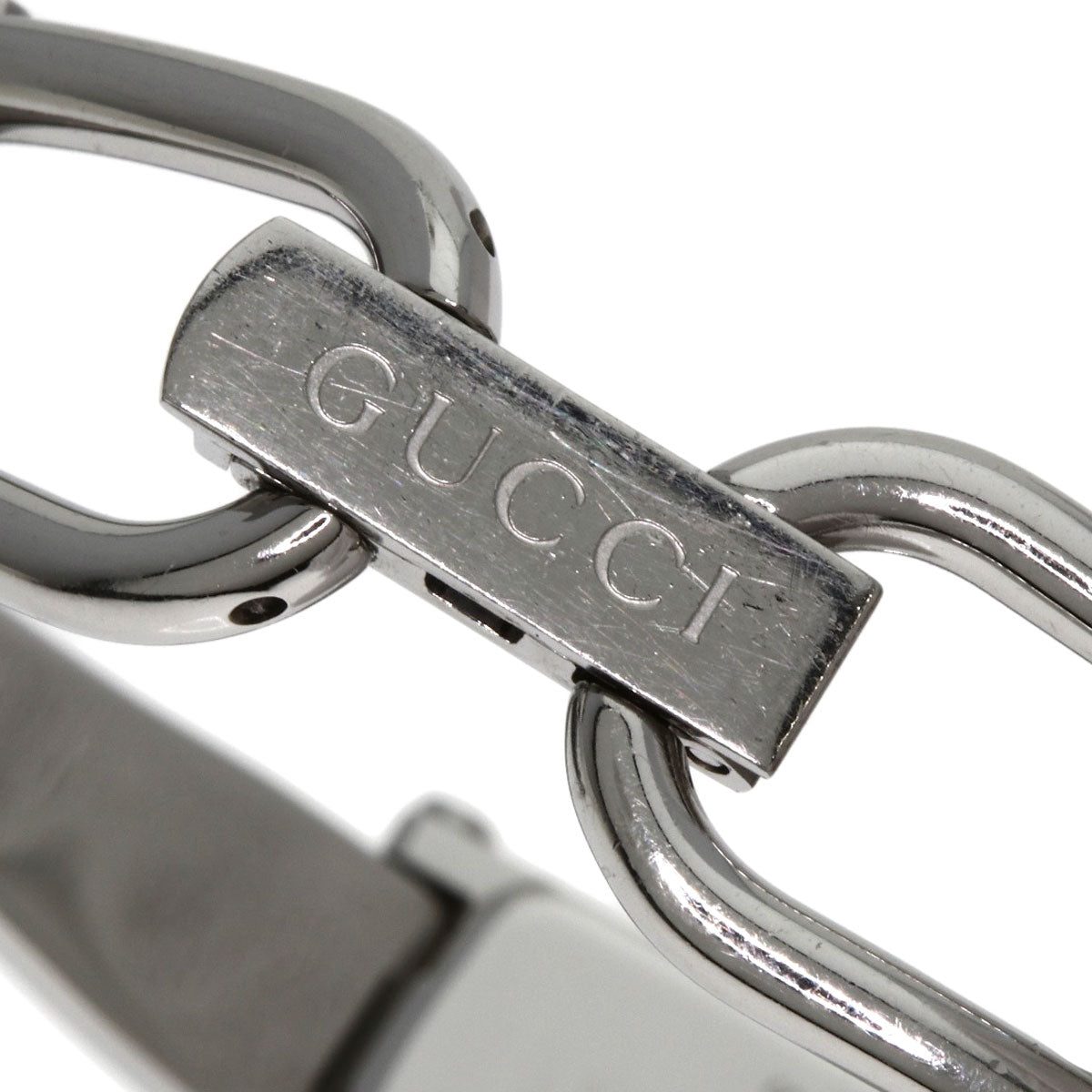 GUCCI Square Face Bangle with Pink Shell Watches 1500L Stainless Steel/Stainless Steel Ladies