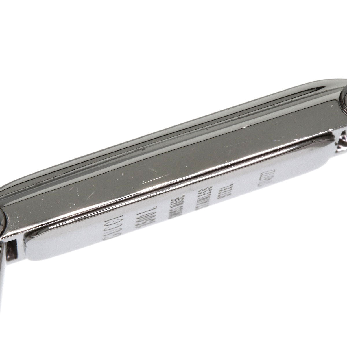 GUCCI GG square face bangle Watches 1500L Stainless Steel/Stainless Steel Ladies