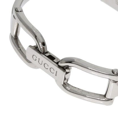 GUCCI GG square face bangle Watches 1500L Stainless Steel/Stainless Steel Ladies