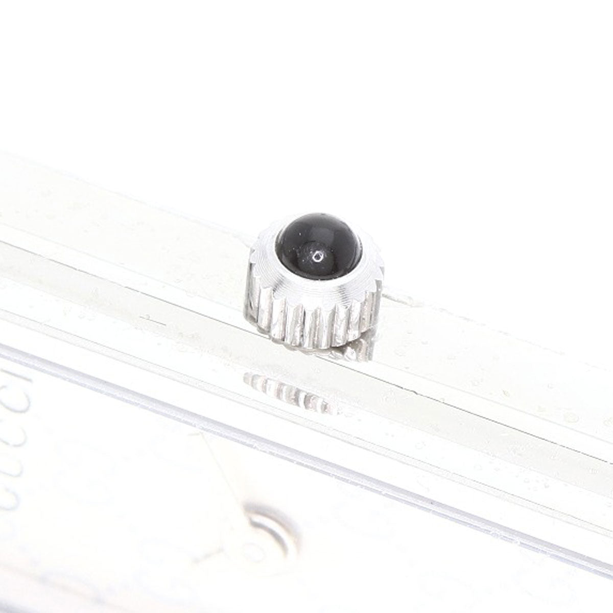 GUCCI GG square face bangle Watches 1500L Stainless Steel/Stainless Steel Ladies