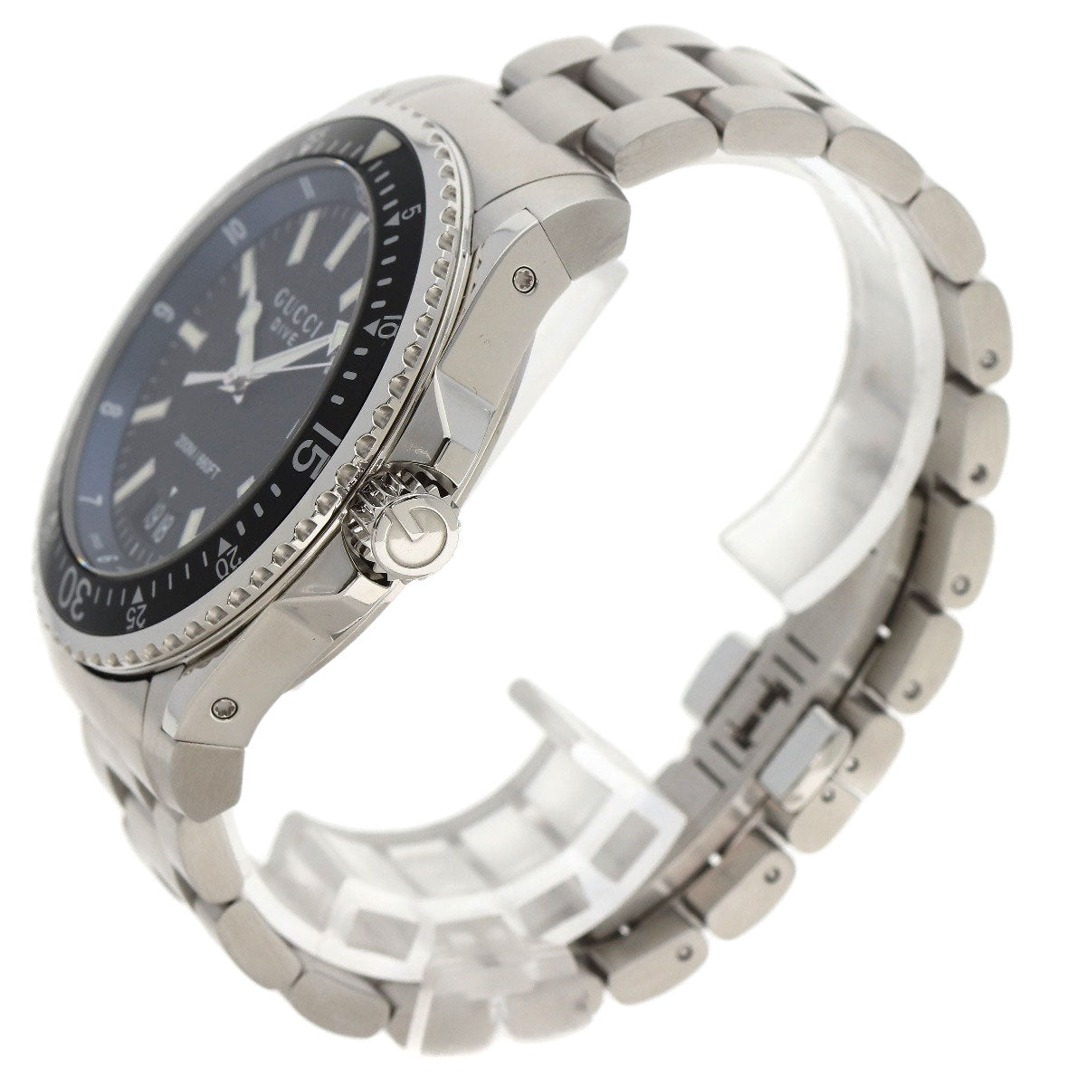 GUCCI Dive DIVE Watches YA136.2 Stainless Steel/Stainless Steel mens