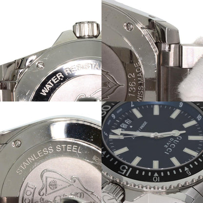 GUCCI Dive DIVE Watches YA136.2 Stainless Steel/Stainless Steel mens