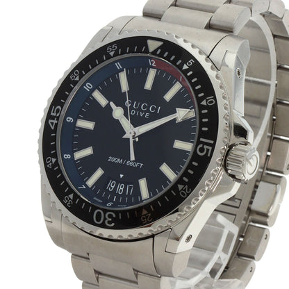 GUCCI Dive DIVE Watches YA136.2 Stainless Steel/Stainless Steel mens