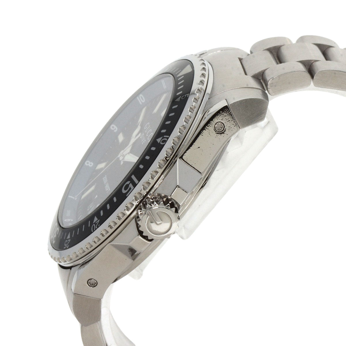 GUCCI Dive DIVE Watches YA136.2 Stainless Steel/Stainless Steel mens