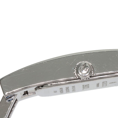 GUCCI Square face dial Diamond Watches 3900L Stainless Steel/Stainless Steel Ladies