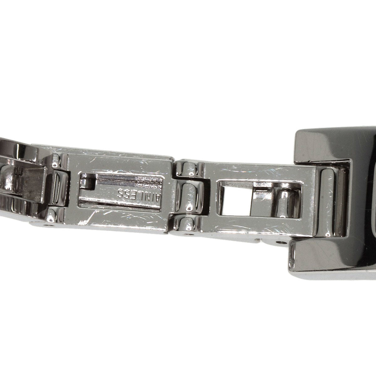 GUCCI Square face dial Diamond Watches 3900L Stainless Steel/Stainless Steel Ladies