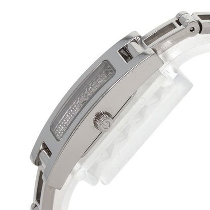 GUCCI Square face dial Diamond Watches 3900L Stainless Steel/Stainless Steel Ladies