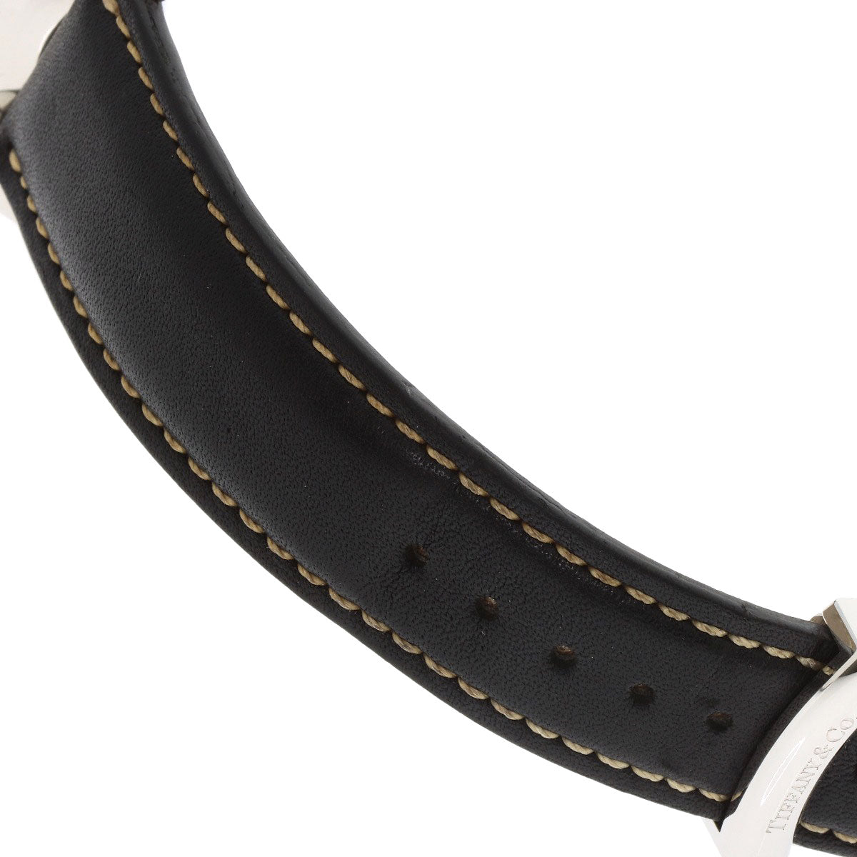 TIFFANY&Co. Atlas Dome Chronograph Watches Stainless Steel/Leather mens