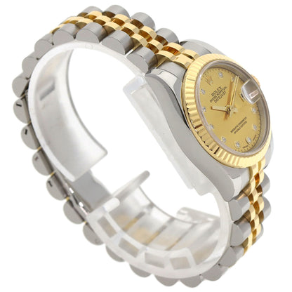 ROLEX DATEJUST 10P Diamond Watches 179173NG Stainless Steel/SSxK18YG Ladies