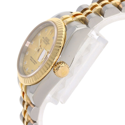 ROLEX DATEJUST 10P Diamond Watches 179173NG Stainless Steel/SSxK18YG Ladies