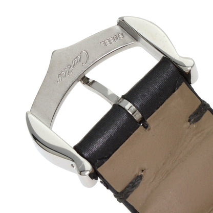 CARTIER Tank Must de Cartier SM Watches W4TA0016 Stainless Steel/Leather Ladies