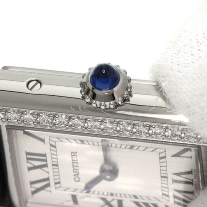 CARTIER Tank Must de Cartier SM Watches W4TA0016 Stainless Steel/Leather Ladies