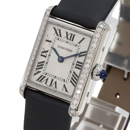 CARTIER Tank Must de Cartier SM Watches W4TA0016 Stainless Steel/Leather Ladies