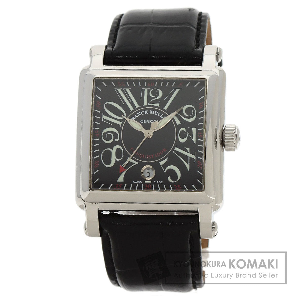 FRANCK MULLER Conquistador Watches 10000HSCACB Stainless Steel/Leather mens