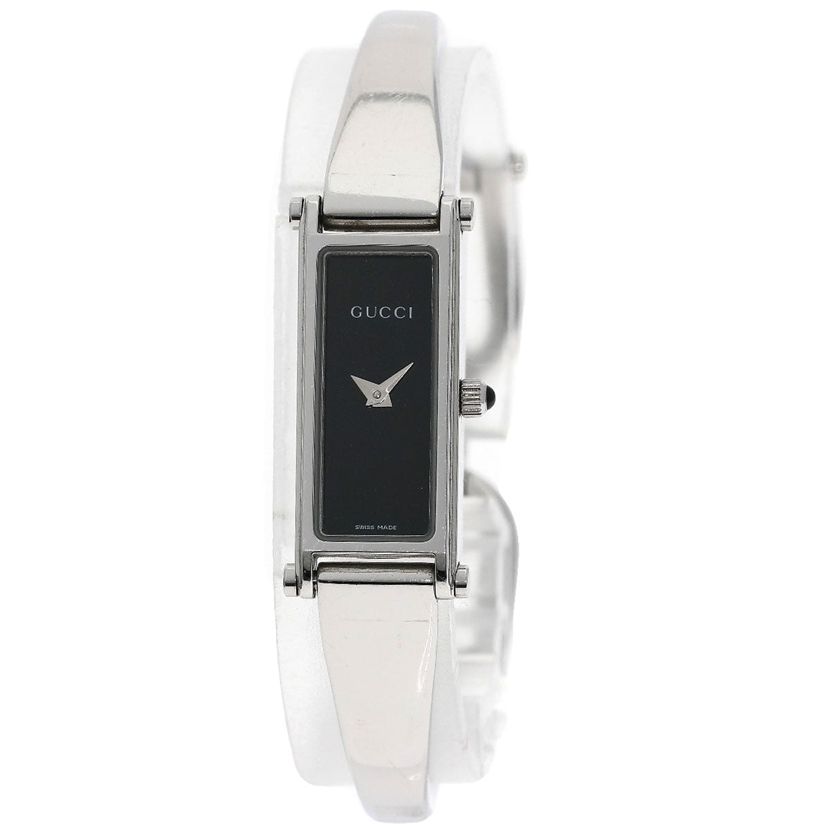 GUCCI Square face Watches 1500L Stainless Steel/Stainless Steel Ladies