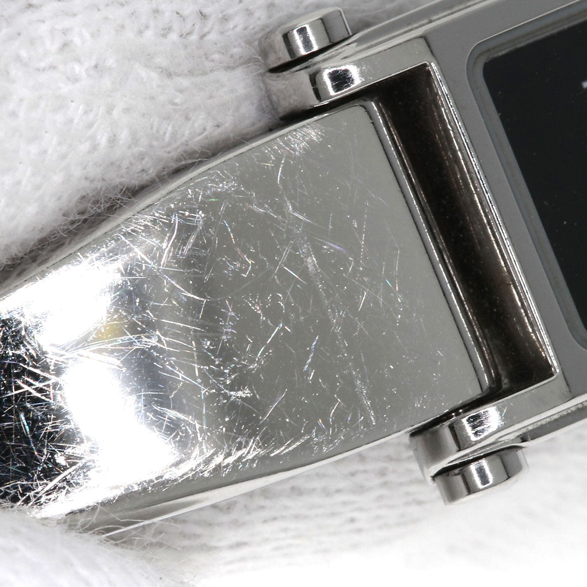 GUCCI Square face Watches 1500L Stainless Steel/Stainless Steel Ladies