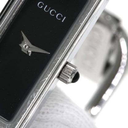 GUCCI Square face Watches 1500L Stainless Steel/Stainless Steel Ladies