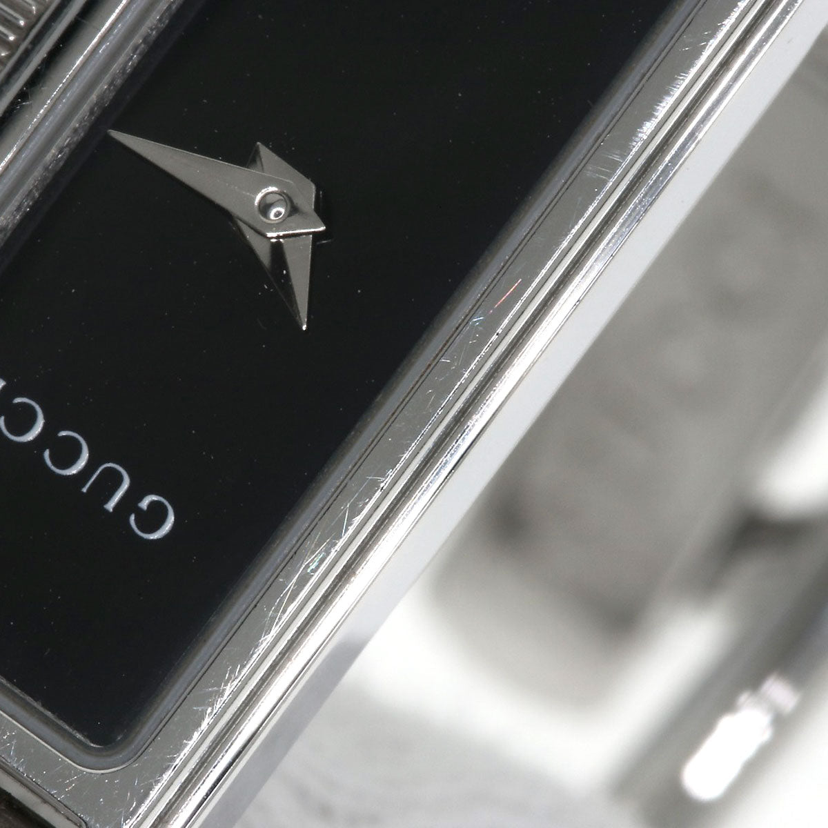 GUCCI Square face Watches 1500L Stainless Steel/Stainless Steel Ladies