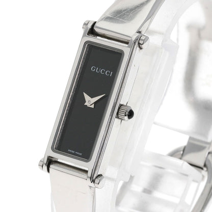 GUCCI Square face Watches 1500L Stainless Steel/Stainless Steel Ladies