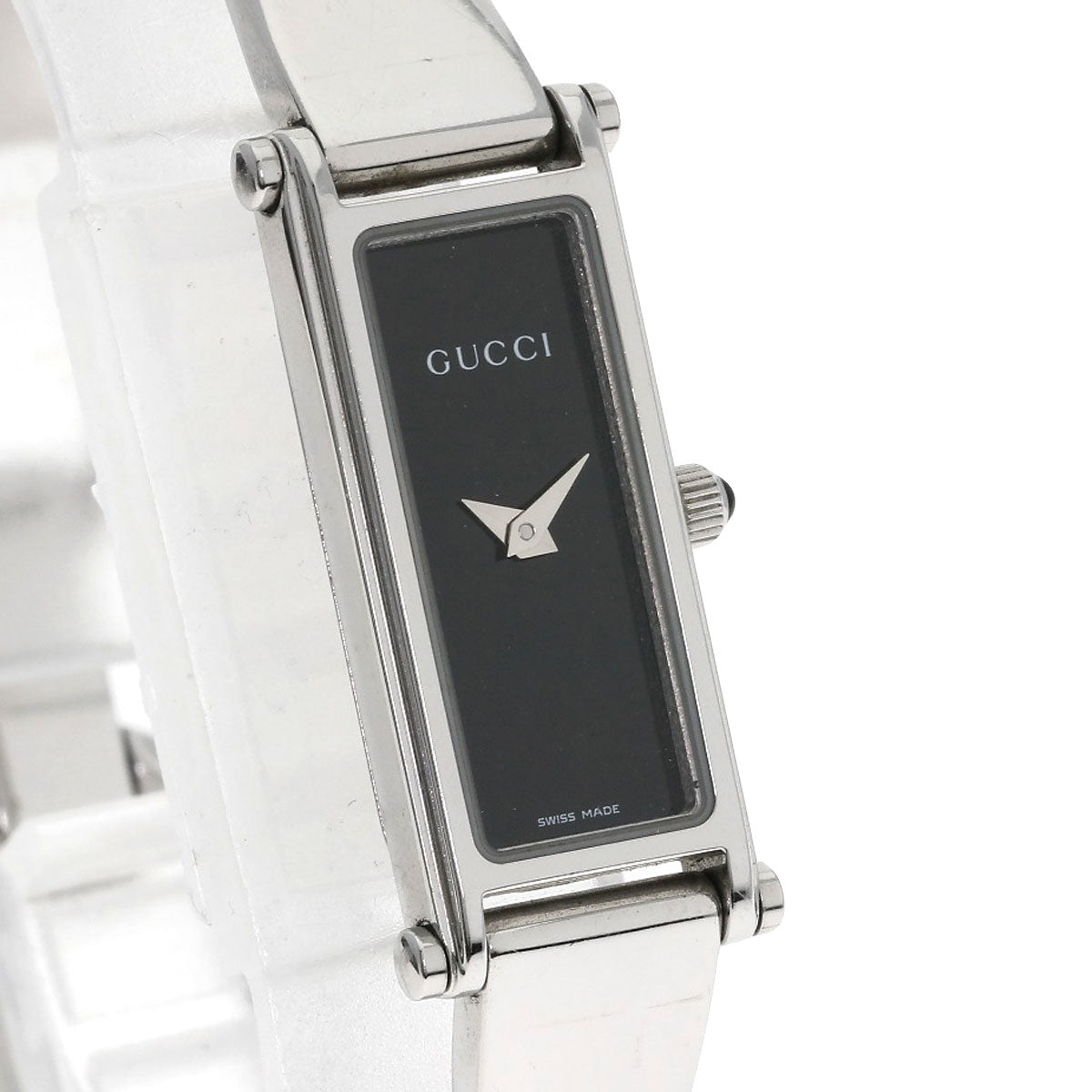 GUCCI Square face Watches 1500L Stainless Steel/Stainless Steel Ladies