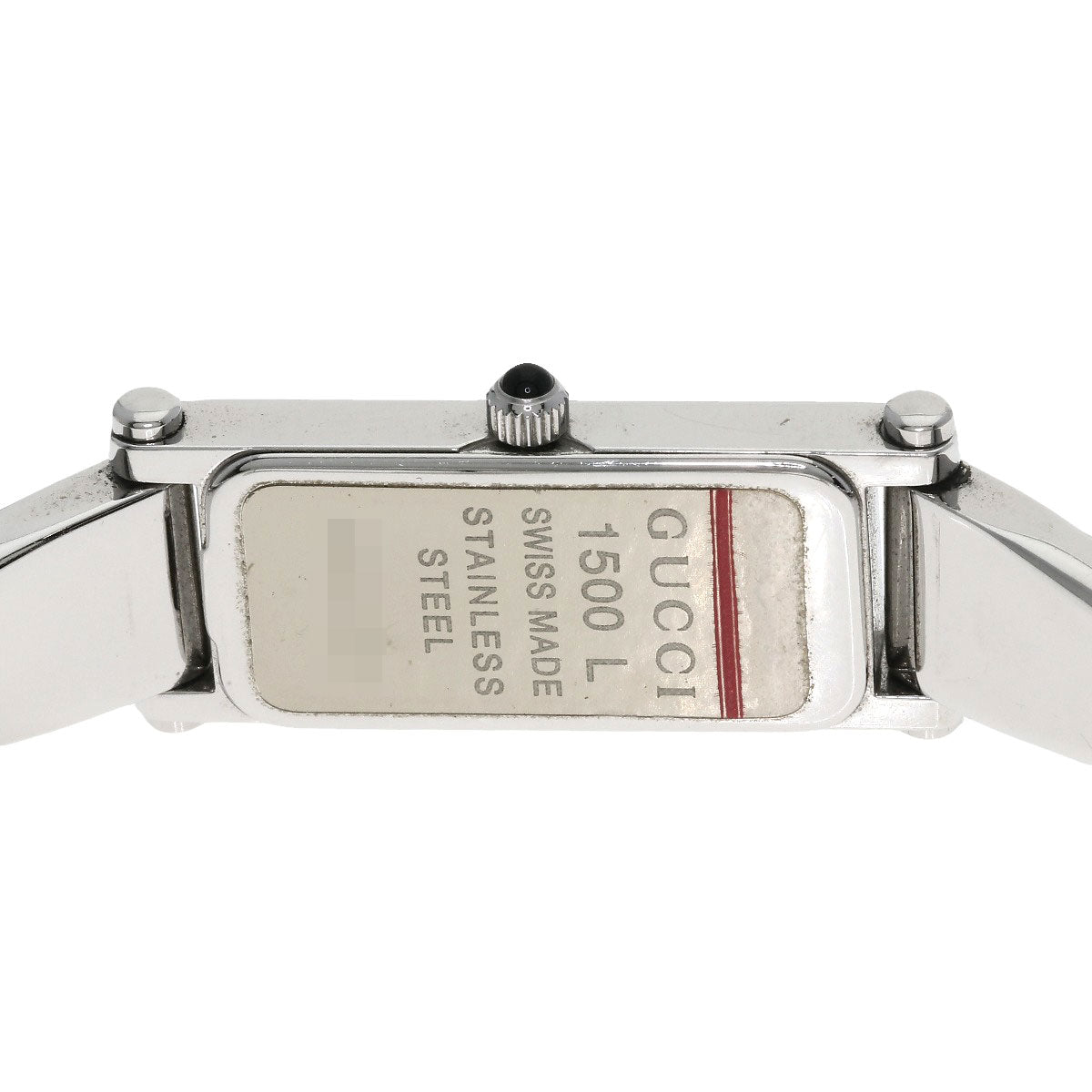 GUCCI Square face Watches 1500L Stainless Steel/Stainless Steel Ladies