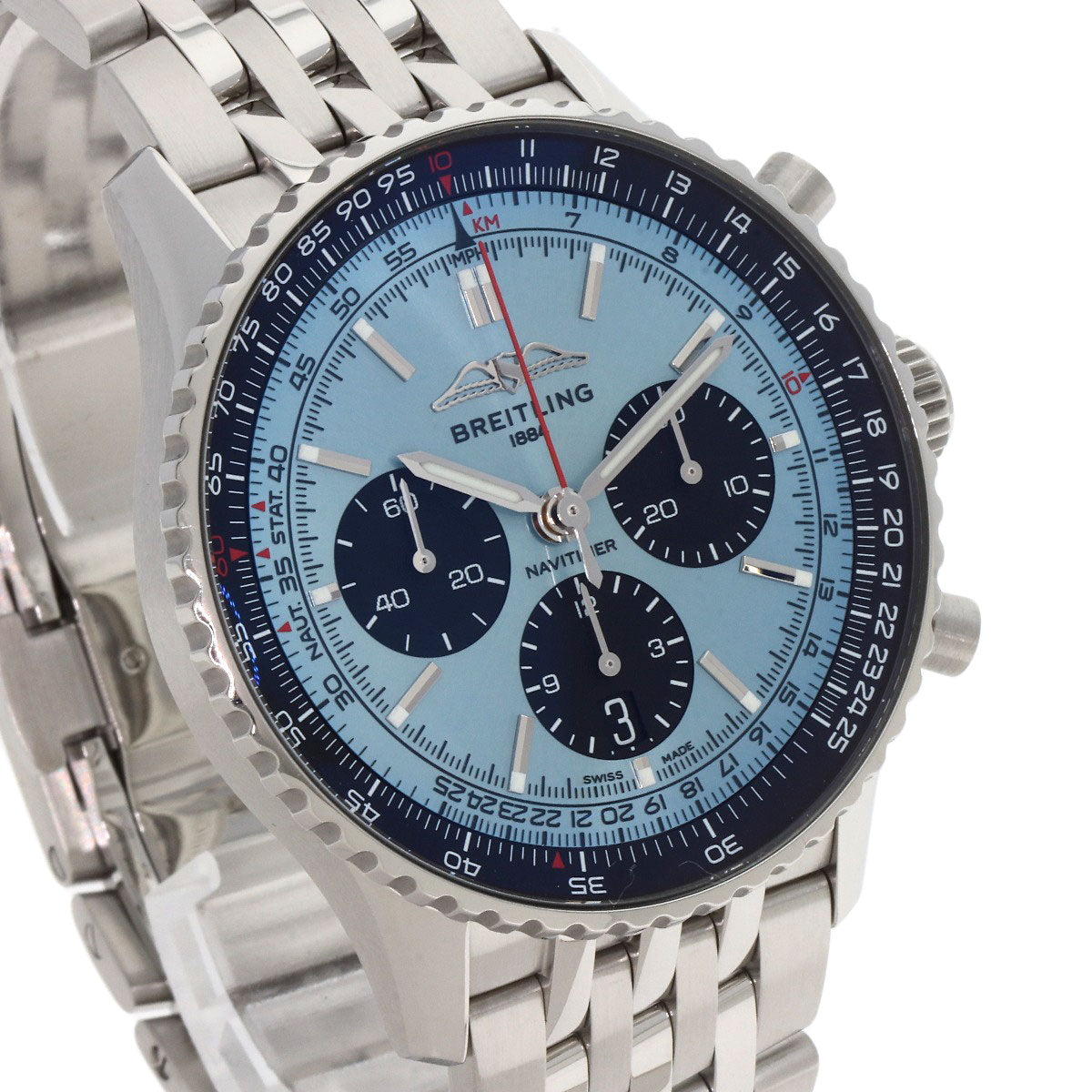 BREITLING Navitimer B01 Chronograph 43 Watches AB0138241C1A1 Stainless Steel/Stainless Steel mens